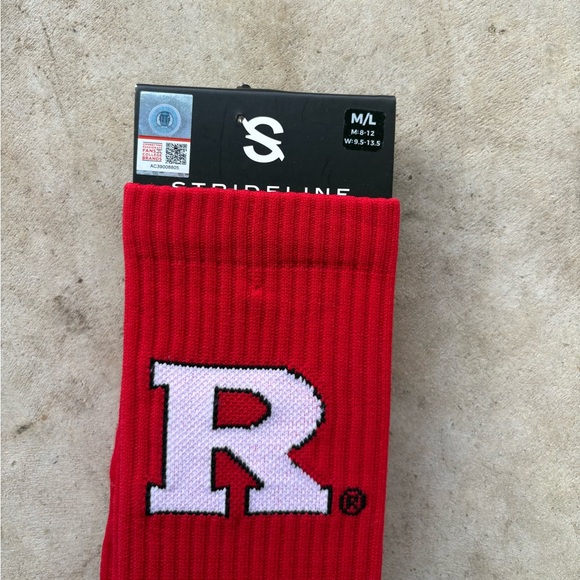 Rutgers Scarlet Knights red socks - Picture 4 of 4